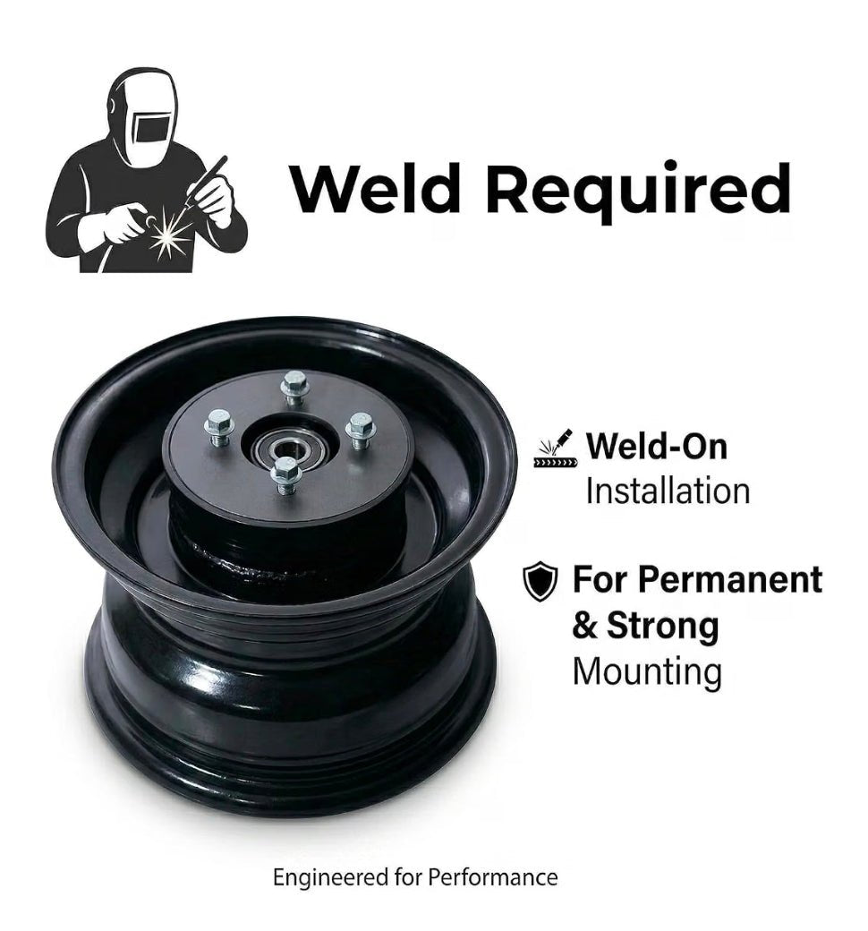 Drum to Disc Brake Conversion Kit for Coleman CT200U BT200X CT200U-EX Axis M200 Baja MB200 Mini Bike, 63mm Caliper 160mm Rotor – Weld-On + Bolt-On Upgrade, No Tire Change Needed - Horizon Endless