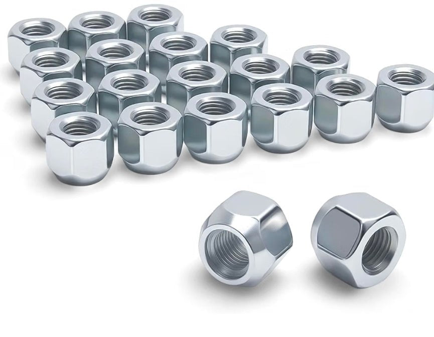 Durable 7/16-20 Open End Lug Nuts for Vintage & Muscle Cars - Quality Replacement - Horizon Endless