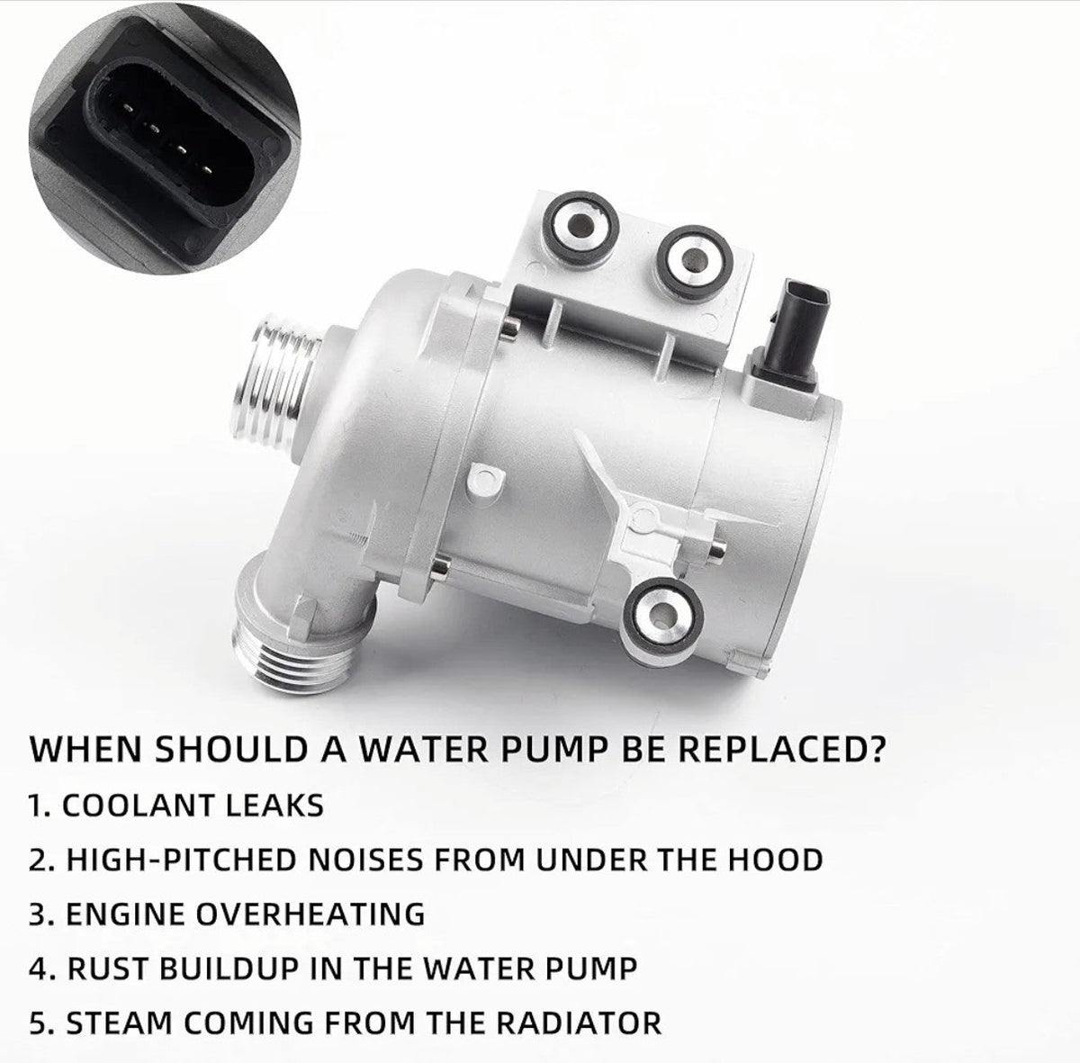 Electric Engine Water Pump 11517521584 Compatible with BMW X3 Z4 X5 328i 323i... - Horizon Endless
