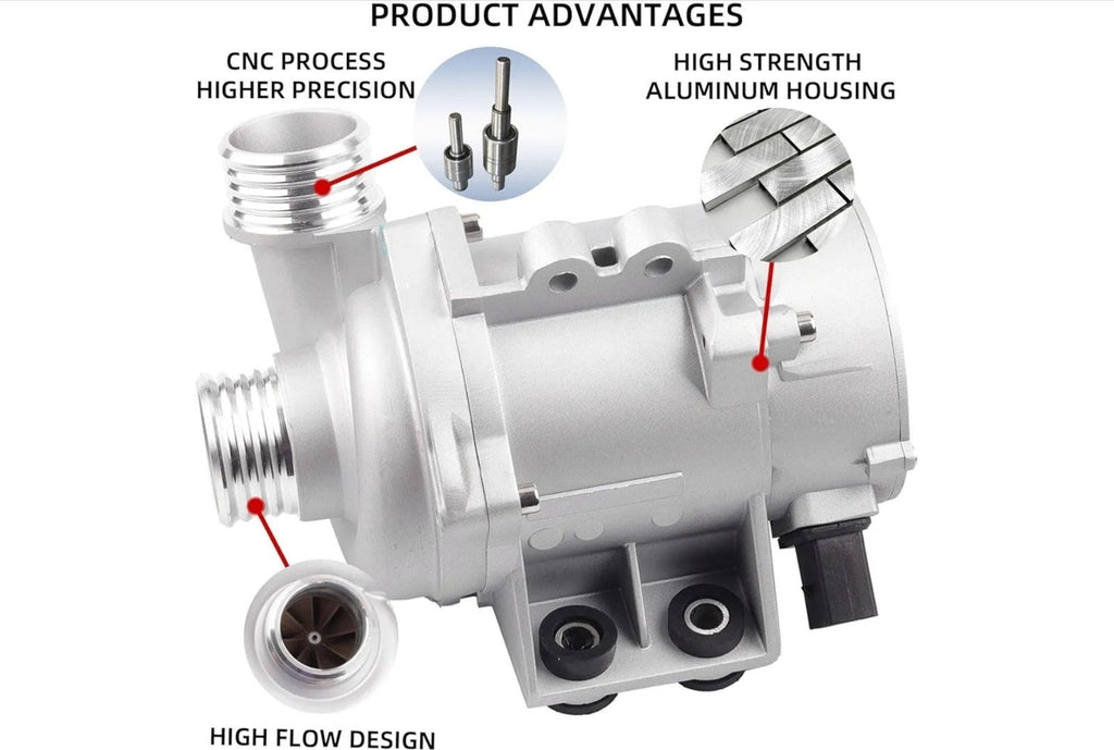 Electric Engine Water Pump 11517521584 Compatible with BMW X3 Z4 X5 328i 323i... - Horizon Endless