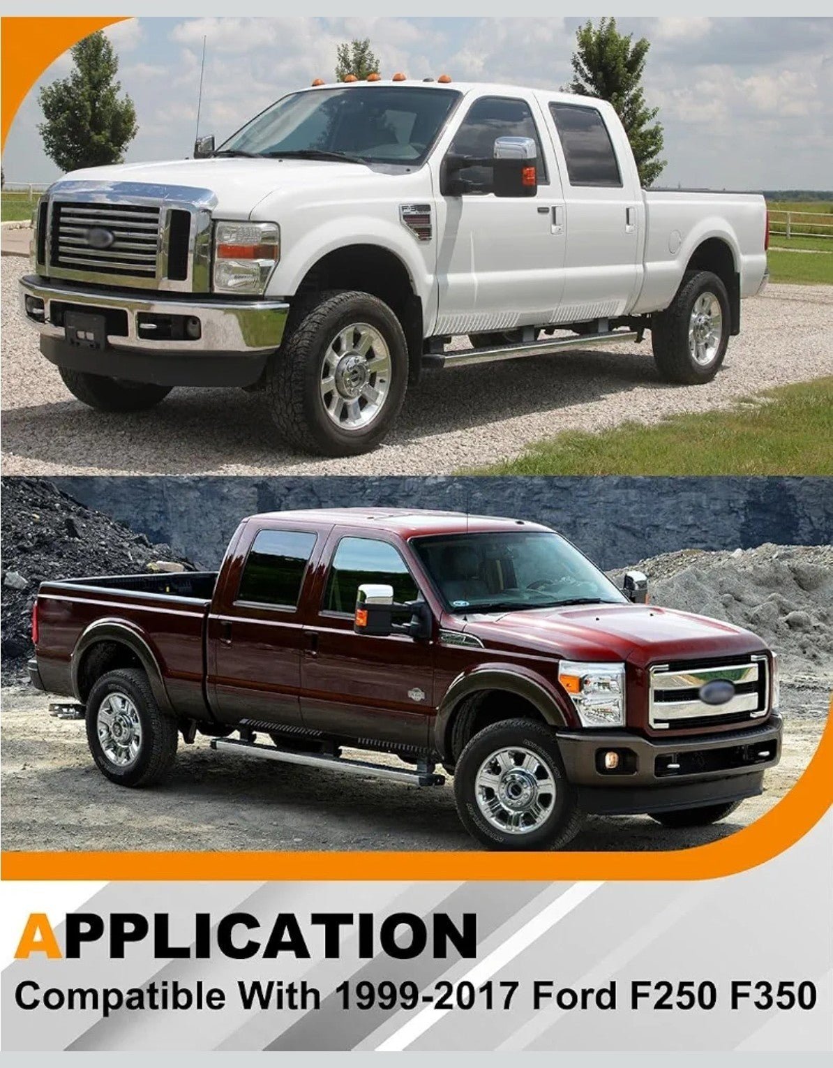 Extended Cab Inner & outer Rocker Panels Kit For 99-17 Ford Super Duty - Horizon Endless