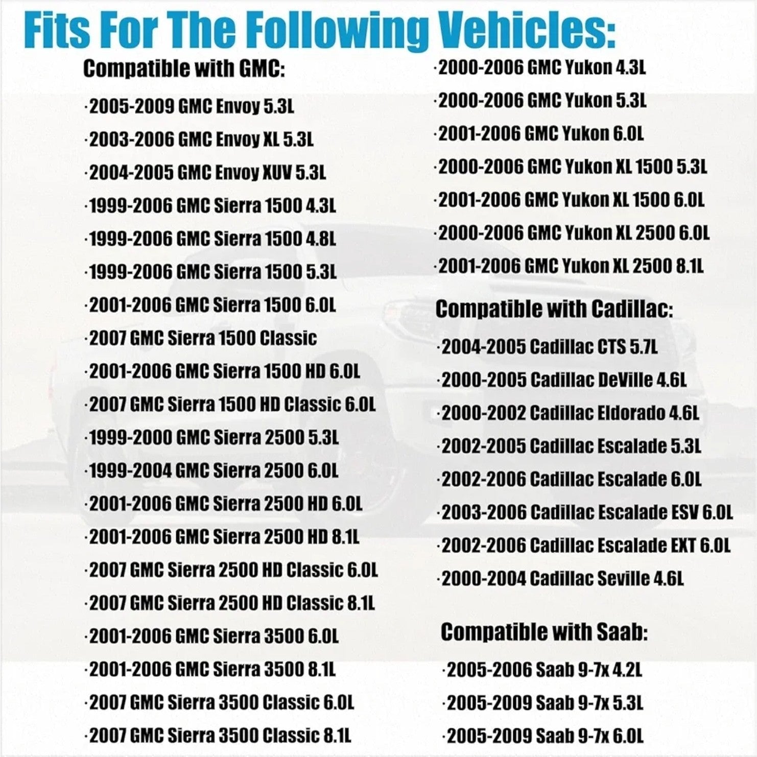 For Cadillac Chevy GMC Silverado 25318411 AF10043 Mass Airflow Sensor Meter - Horizon Endless