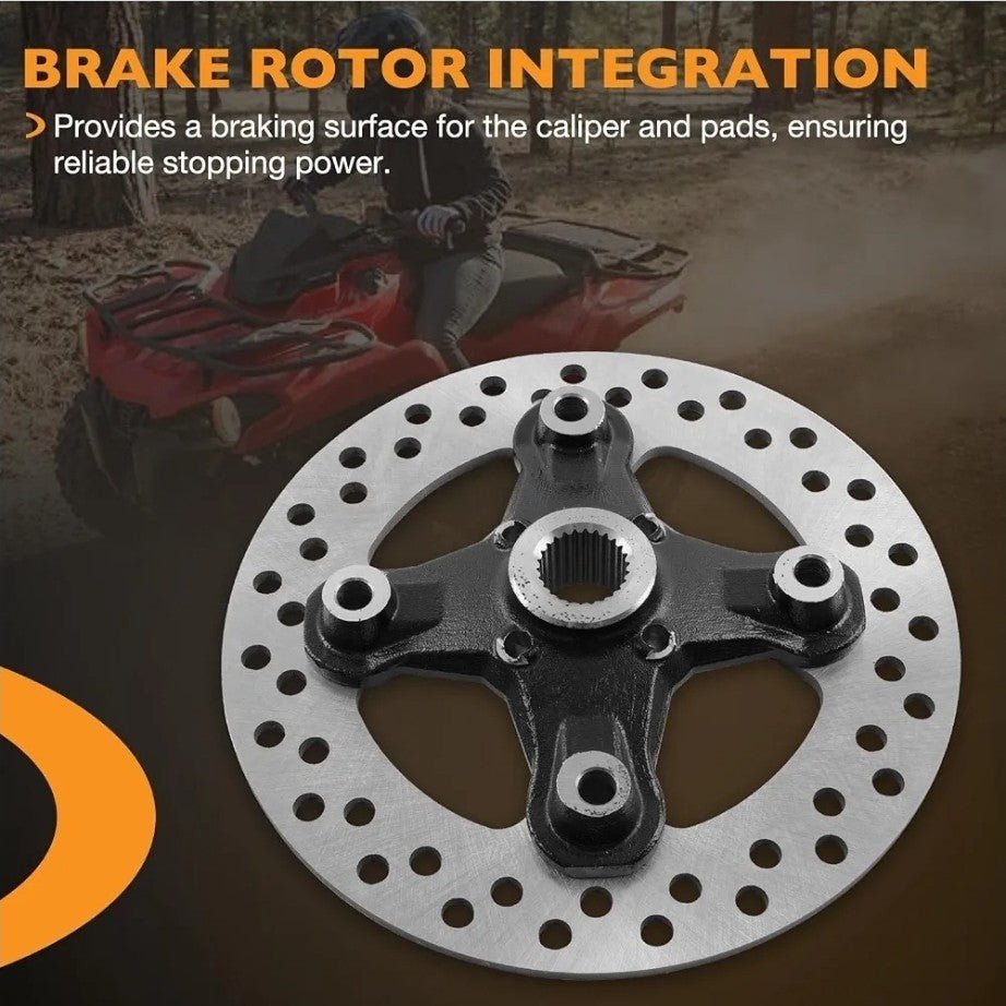 For Can-Am Outlander 450 500 570 650 800 850 1000 Wheel Hub & Brake Rotor w/Stud - Horizon Endless