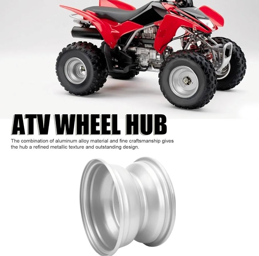 8" ATV Wheel Hub Upgrade - High Strength 4 Stud Aluminum Alloy, Easy Front Installation - Horizon Endless