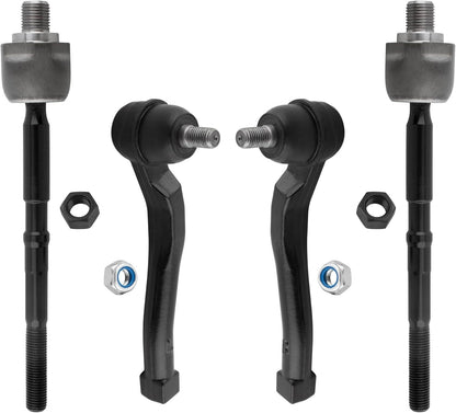 Front Inner & Outer Tie Rods Fit for Chevrolet, Pontiac, & Suzuki - Horizon Endless