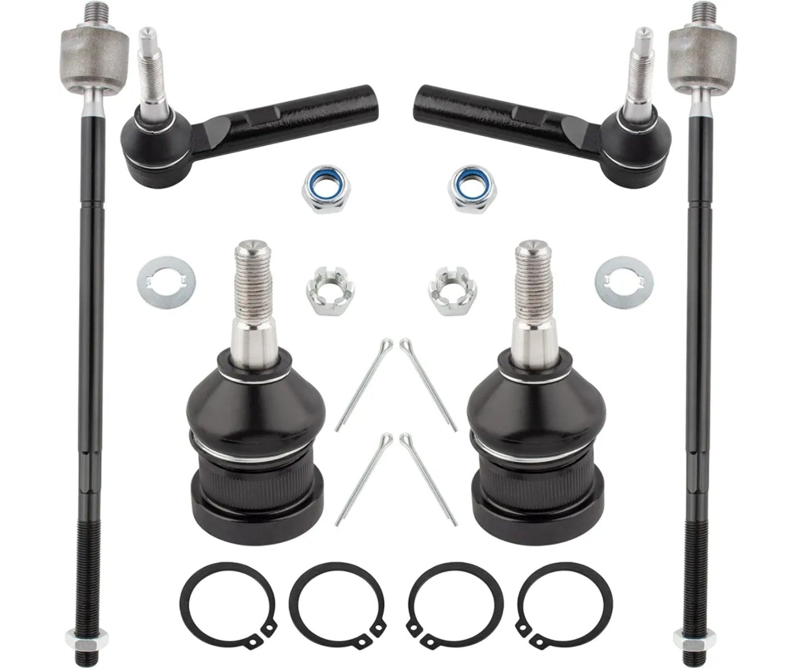 Front Inner Outer Tie Rods Lower Ball Joints Kit for 2004-2008 Chrysler Pacifica - Horizon Endless