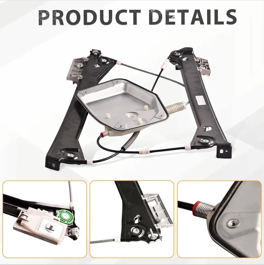 VW Eos Window Regulator 2008-2016 - Front Left Power Window Replacement Assembly - Horizon Endless