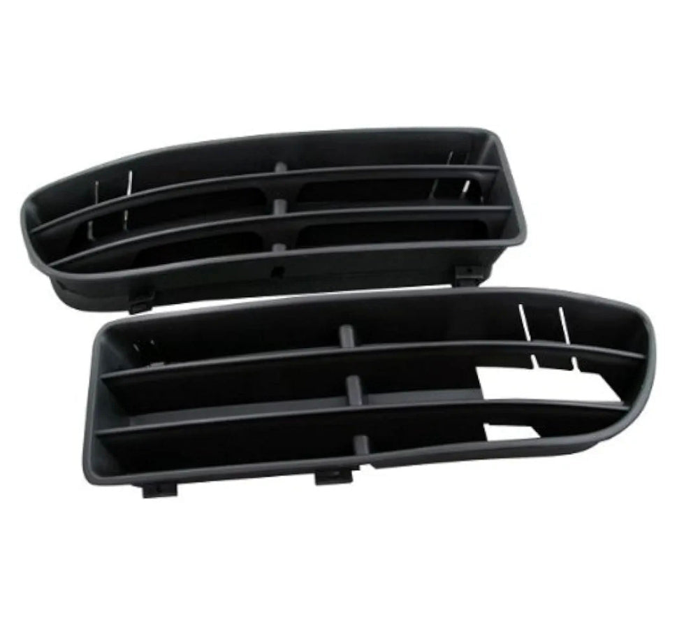 Front Pair Left & Right Lower Insert Vent Grille Fit for Volkswagen VW Jetta Bora Mark Mk4 1999 2000 2001 2002 2003 2004 - Horizon Endless