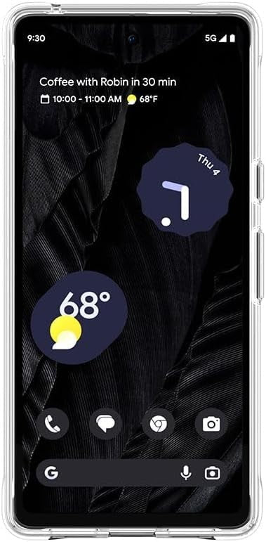 Google Pixel 7a Clear Case: Impact-Resistant TPU Hard Protective Cover - Horizon Endless