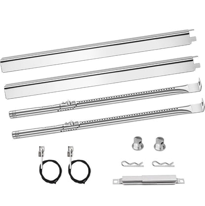 Grill Burner Replacement Parts for Charbroil Performance 2-Burner 463630021, 463655021, 463660021 with Adjustable Crossover Tube - Horizon Endless