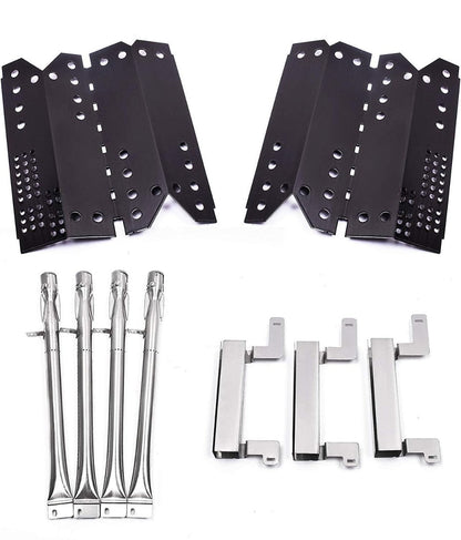 Grill Replacement Parts Kit for Stok Quattro 4 Burner Grills | Pipe Burners, Heat Plate Tent Shields & Crossover Tubes - Horizon Endless