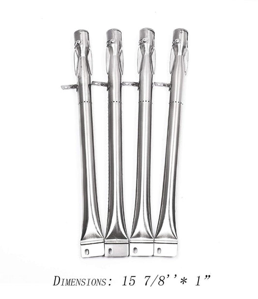 Grill Replacement Parts Kit for Stok Quattro 4 Burner Grills | Pipe Burners, Heat Plate Tent Shields & Crossover Tubes - Horizon Endless