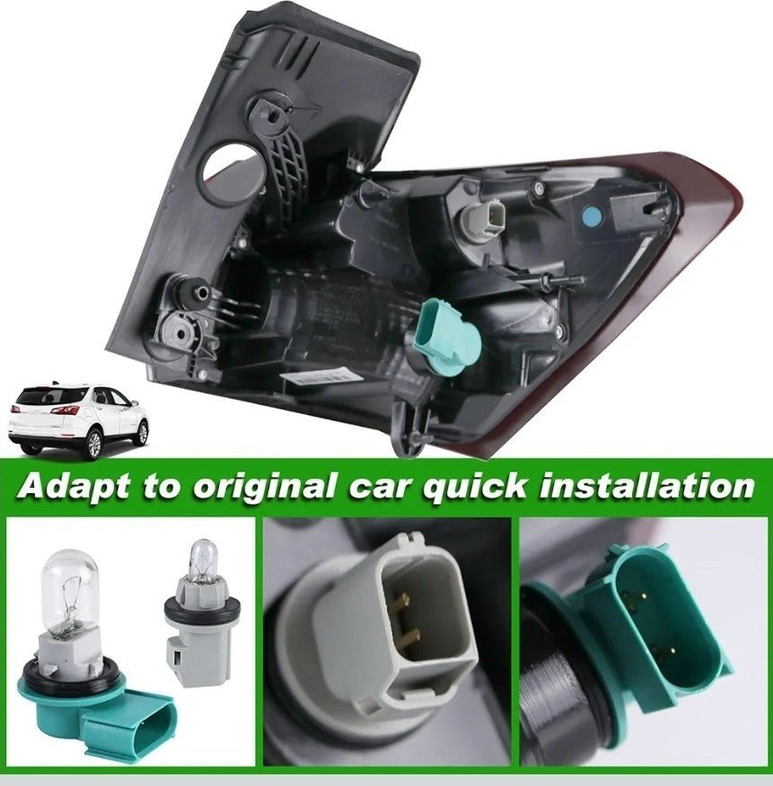 [Halogen] For 2018-2020 Chevy Equinox Driver Side Taillight Assembly Outer LH - Horizon Endless