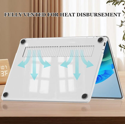 Hard Case Compatible with Microsoft Surface Laptop 13 Inch 2025 Copilot+ PC Model 2095 Hard Shell Cover Tropical Blue Flowers - Horizon Endless