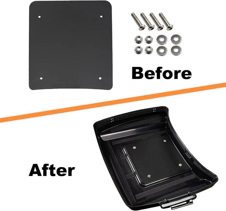 Harley Tour Pack Plate for Rushmore Chopped Pak | Top Harley Davidson Accessories - Horizon Endless