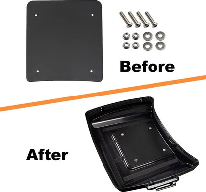Harley Tour Pack Plate for Rushmore Chopped Pak | Top Harley Davidson Accessories - Horizon Endless