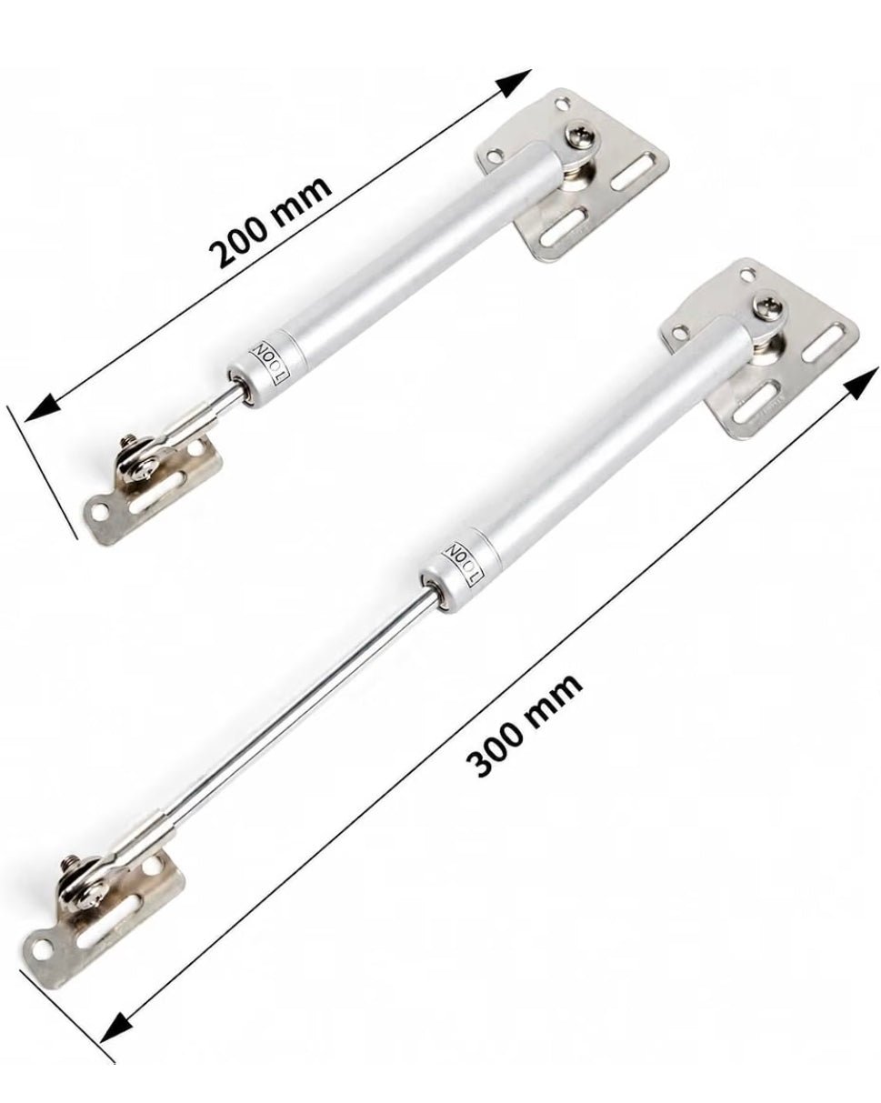 HBL' 2 Pack 100N/22LBS Drop Down Gas Struts for Drop-Front Desk Downward Slowly Such as Fold-Down Desk, Flap Lid - Horizon Endless