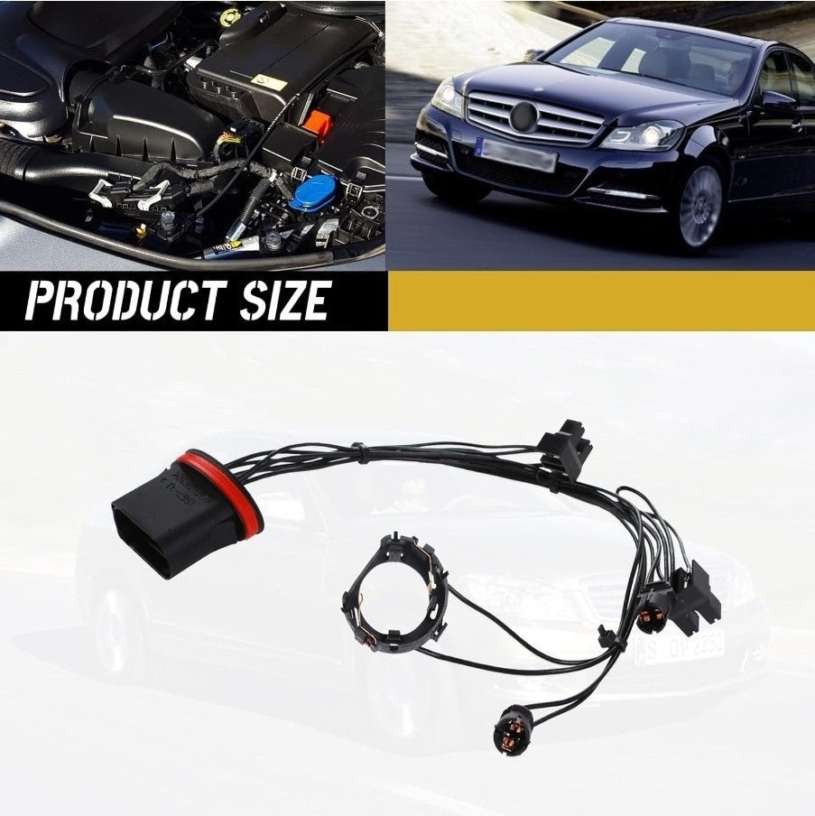 Headlight Wiring Harness Compatible with 2008 2009 2010 2011 Mercedes-Benz - Horizon Endless