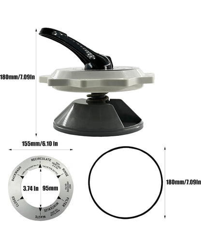 Hiflow Valve Replacement: 2-Inch Multiport Assembly for Pool & Spa - Horizon Endless