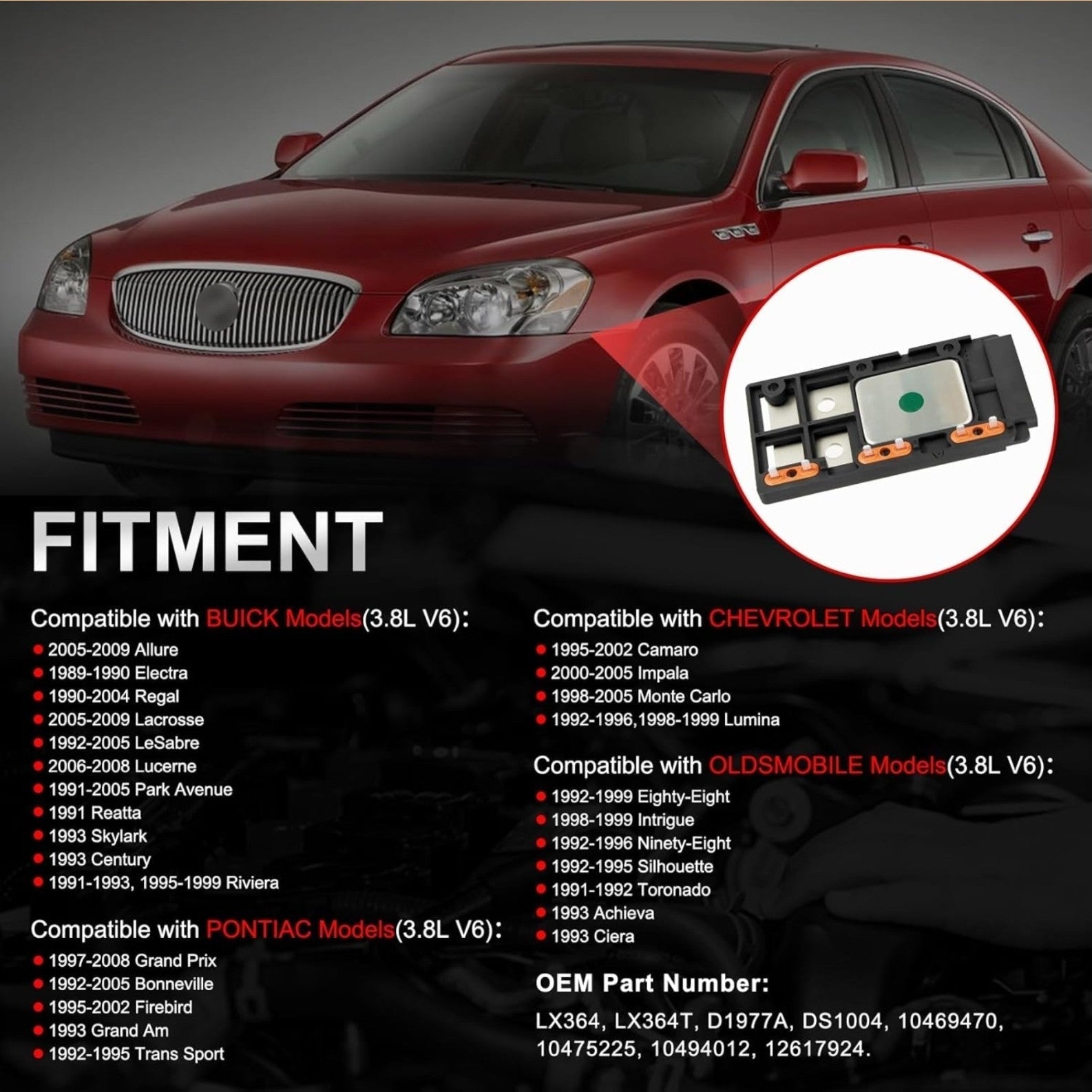 Ignition Control Module Fit for Buick Chevrolet Chevy Pontiac Oldsmobile 3.8L... - Horizon Endless