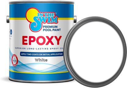 In The Swim White Epoxy Pool Paint - High Gloss, Stain Resistant 1 Gallon - Horizon Endless