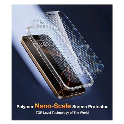 Iphone 16 Pro Mag Case Clear Glitter, with Screen Protector - Horizon Endless