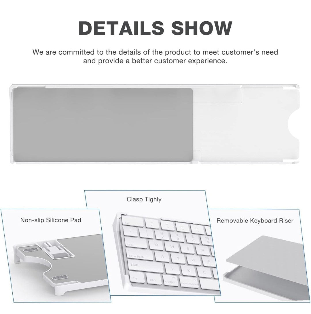 Keyboard & Trackpad Stand Compatible with Apple Magic Keyboard and Magic Trackpad Holder - Horizon Endless