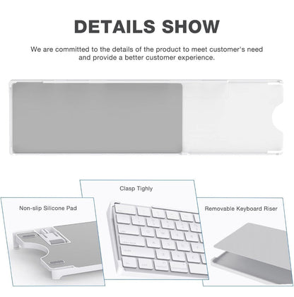Keyboard & Trackpad Stand Compatible with Apple Magic Keyboard and Magic Trackpad Holder - Horizon Endless