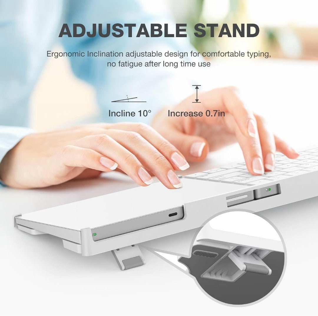 Keyboard & Trackpad Stand Compatible with Apple Magic Keyboard and Magic Trackpad Holder - Horizon Endless