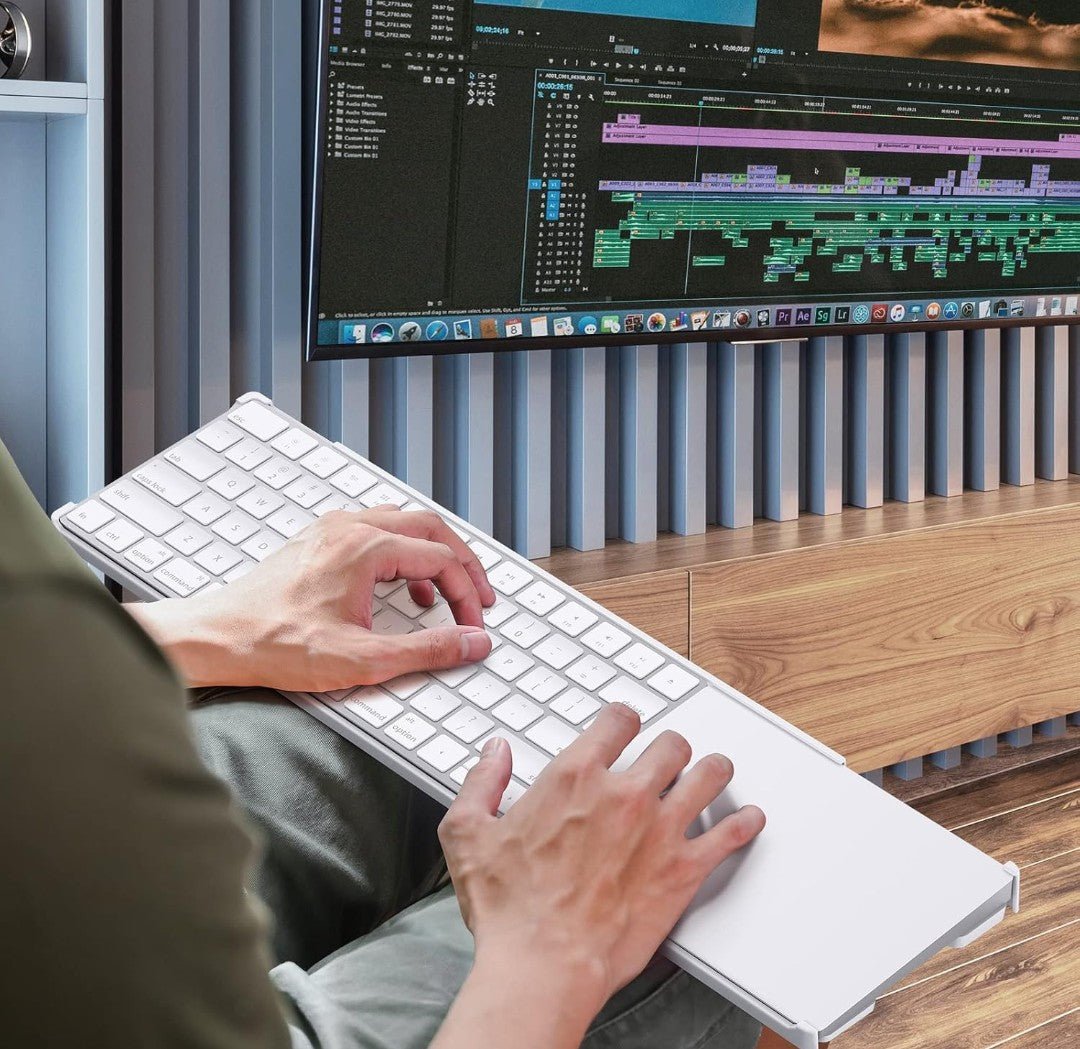 Keyboard & Trackpad Stand Compatible with Apple Magic Keyboard and Magic Trackpad Holder - Horizon Endless