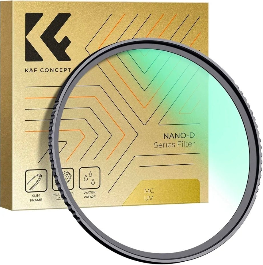 K&F CONCEPT 49mm MC UV Protection Lens Filter with 24-Layer Multi-Coated Waterproof Ultra Slim UV Camera Lens Protection Filter (D Series) FV501 - Horizon Endless