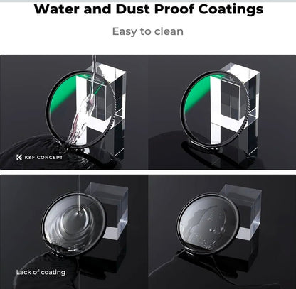 K&F CONCEPT 49mm MC UV Protection Lens Filter with 24-Layer Multi-Coated Waterproof Ultra Slim UV Camera Lens Protection Filter (D Series) FV501 - Horizon Endless