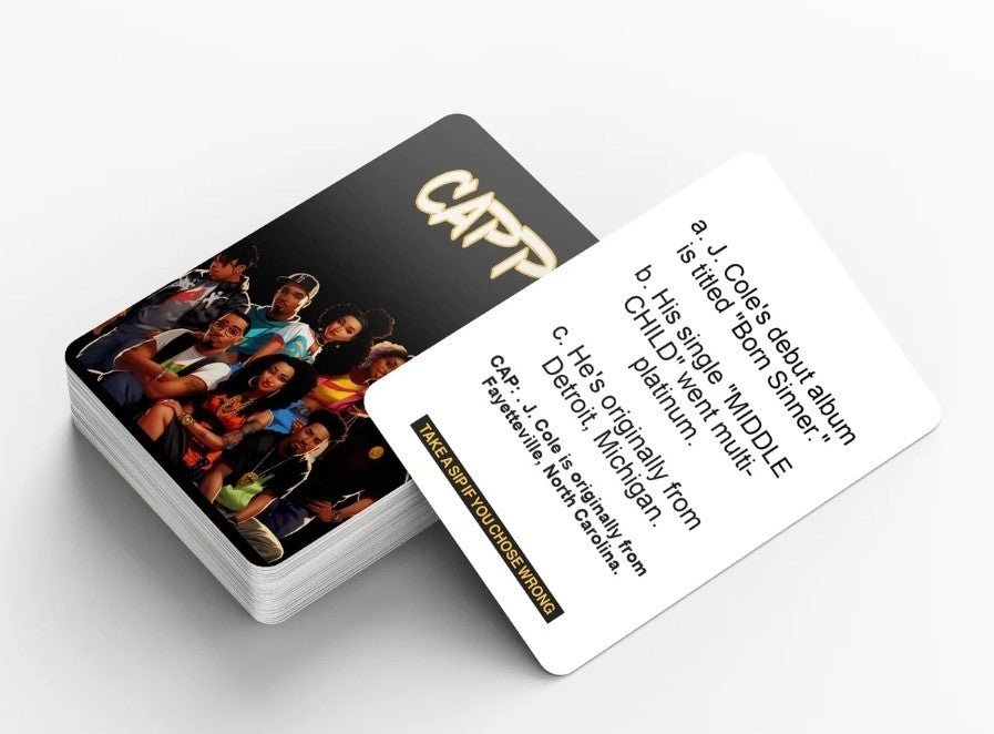 Kinfolk Games - Cappin Did You Hear the Lie? Adult Urban Party Game Share Moment - Horizon Endless