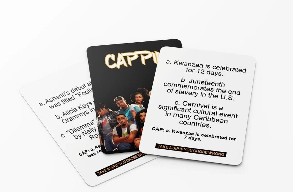 Kinfolk Games - Cappin Did You Hear the Lie? Adult Urban Party Game Share Moment - Horizon Endless