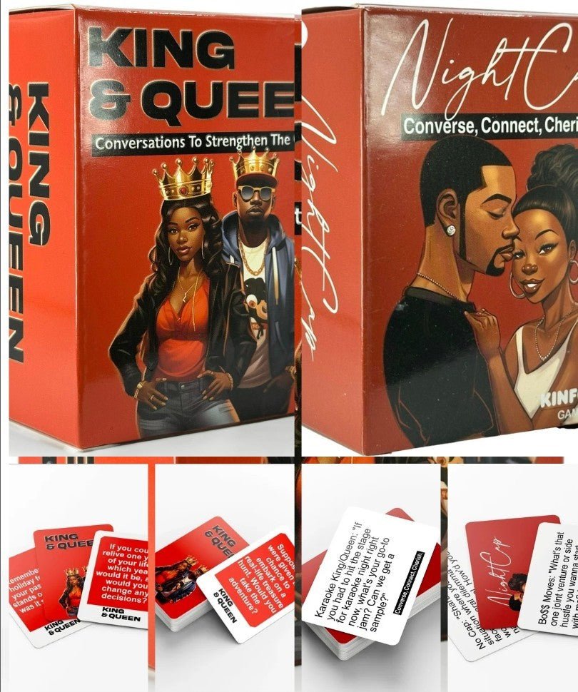Kinfolk Games Urban Couples Conversation Deck - Nightcap or King & Queen - Horizon Endless