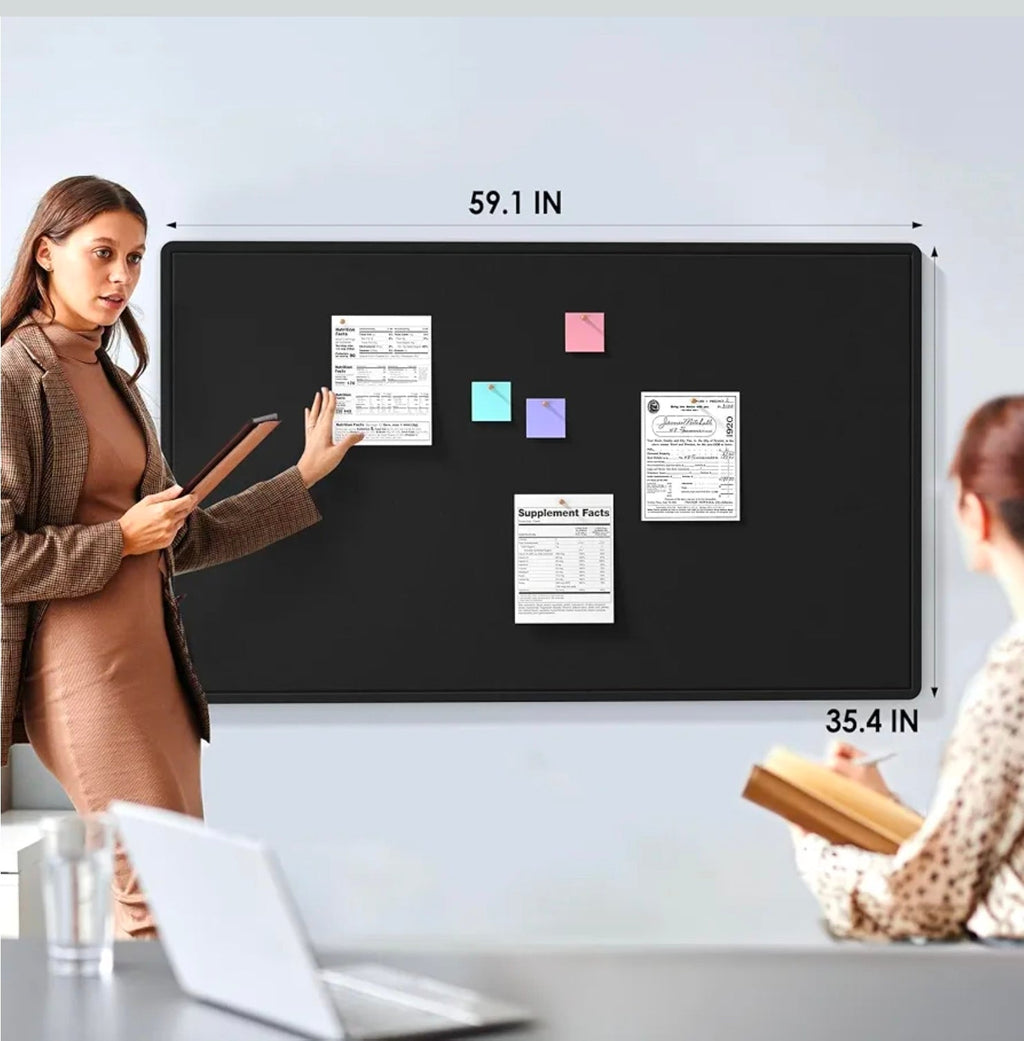 Premium 60x36 Foldable Felt Board - Ideal Office Vision Board Supplies - Horizon Endless