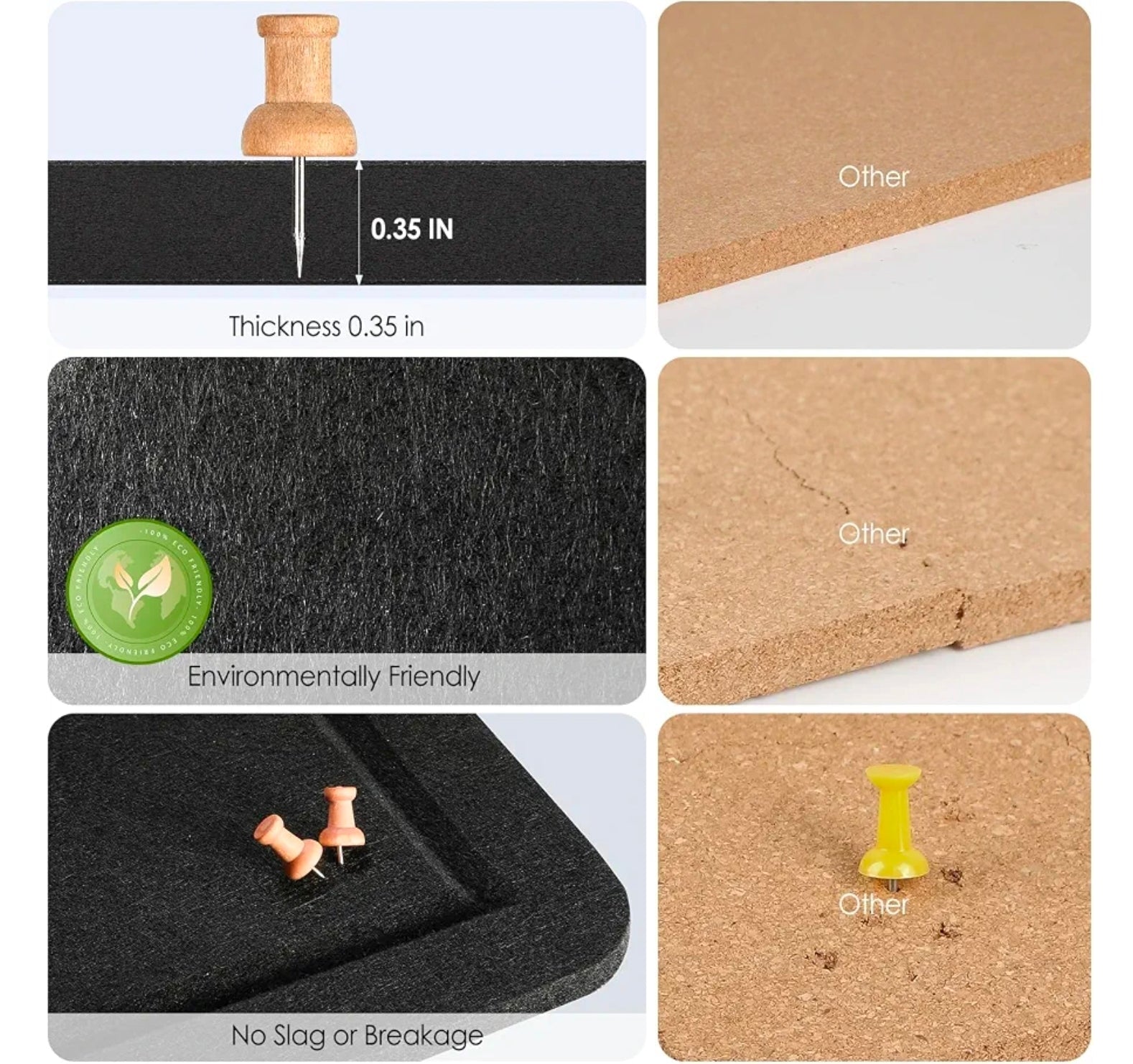 Premium 60x36 Foldable Felt Board - Ideal Office Vision Board Supplies - Horizon Endless