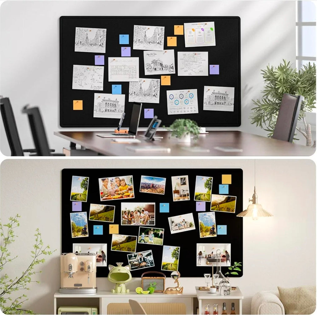 Premium 60x36 Foldable Felt Board - Ideal Office Vision Board Supplies - Horizon Endless