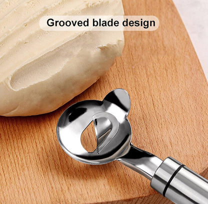 Left-Handed Kitchen Noodle Knife – Sturdy Slotted Dough Cutter & Vegetable Chopping Knife - Horizon Endless