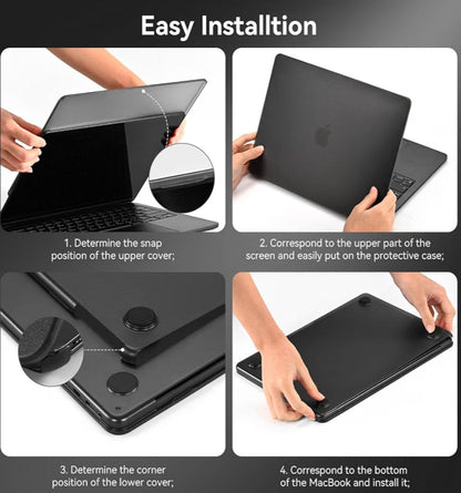 MacBook Air 15 Inch Case for M5, M4, M3 & M2 (2026-2022) A3448/A3241/A3114/A2941 | Matte Hard Shell Laptop Cover, Scratch Resistant, Perfect Fit, Black - Horizon Endless