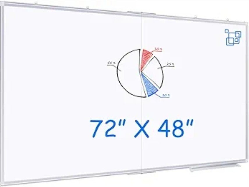 Magnetic Dry Erase Board, 72 X 48 Inches, Foldable Wall-Mounted Whiteboard with - Horizon Endless