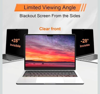 Magnetic Privacy Screen for MacBook Pro 13 Inch(2016-2022, M1, M2), Anti Glare Blue Light Filter with Camera Cover, Anti Spy Laptop Screen Protector - Horizon Endless