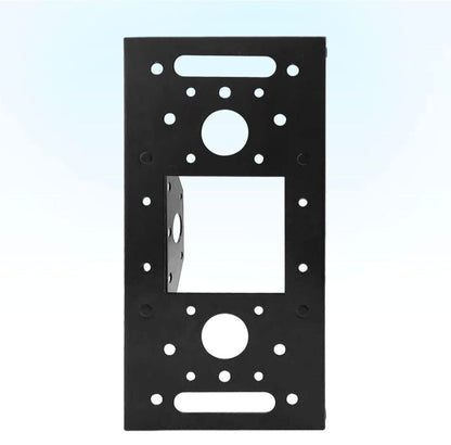 Mailbox Adapter Plate & Mounting Board - Black Powder Coated for Most Mailboxes - Horizon Endless