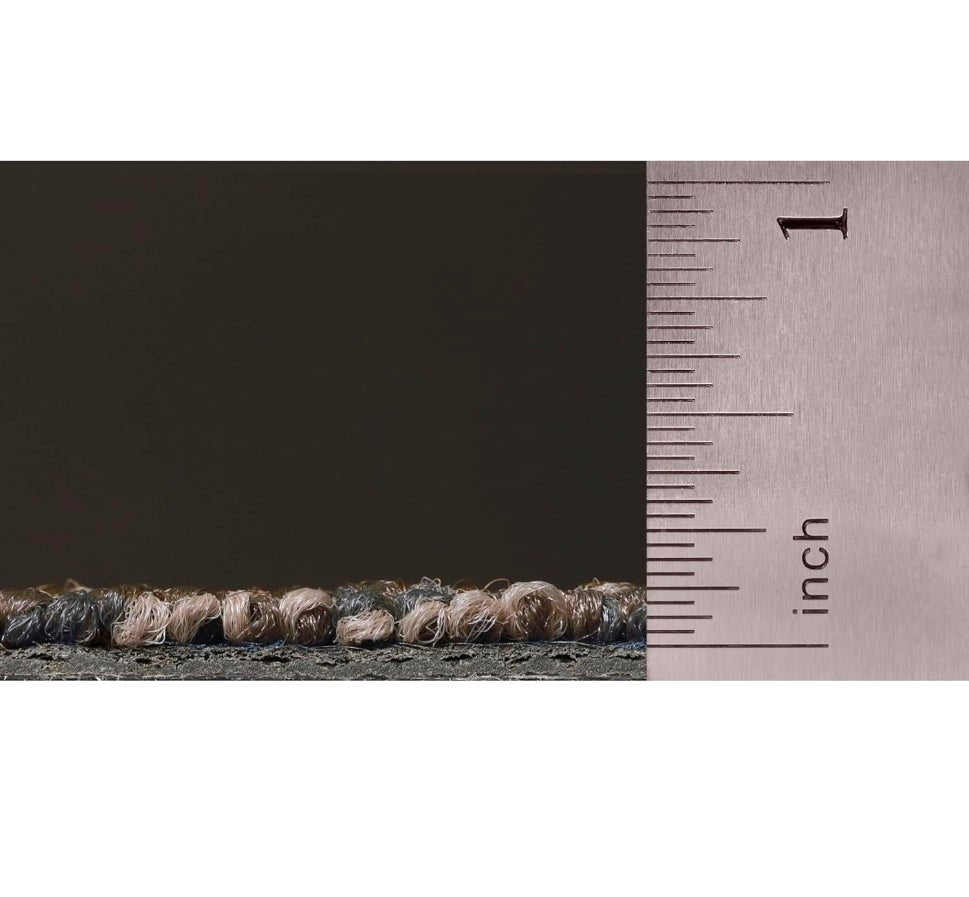 Mohawk Elite Virginia Highland Textured Loop Carpet Tiles - Cushioned Backing, 24x24" - Horizon Endless
