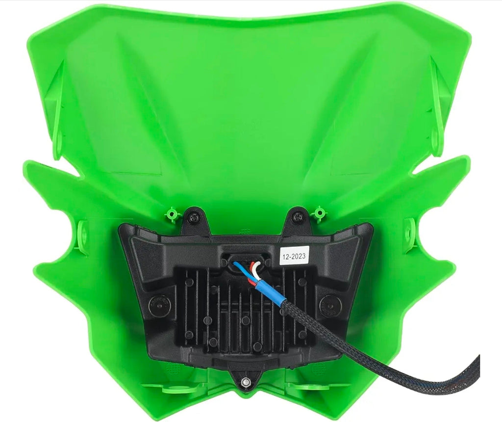 Motorcycle LED Headlight Head Light Lamp Headlamp Kit for KX125 KX250 KXF250 KXF450 KLX200 KLX250 KLX450 KX65 KX85 Dirt Bike Green Dirt Bike LED Head light for KX125 KX250 KXF250 KXF450 KLX200 KLX250 KLX450 KX65 KX85 Green - Horizon Endless