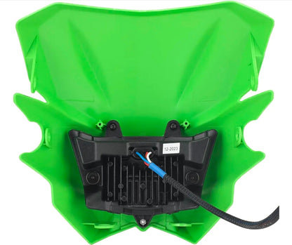 Motorcycle LED Headlight Head Light Lamp Headlamp Kit for KX125 KX250 KXF250 KXF450 KLX200 KLX250 KLX450 KX65 KX85 Dirt Bike Green Dirt Bike LED Head light for KX125 KX250 KXF250 KXF450 KLX200 KLX250 KLX450 KX65 KX85 Green - Horizon Endless
