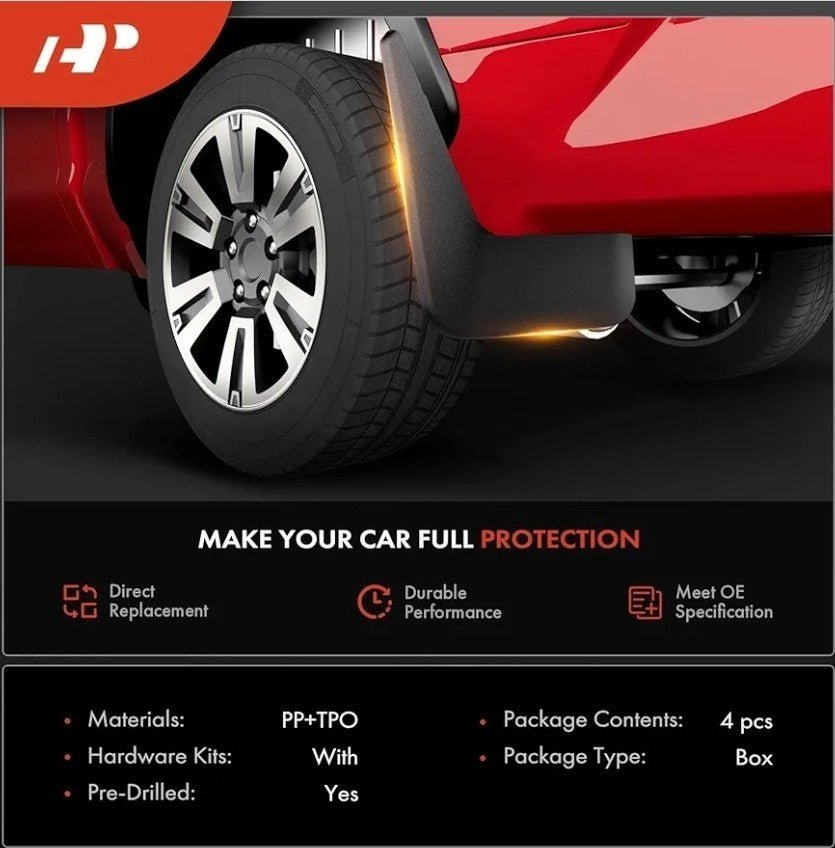 Mud Flaps for Honda CR-V 2017-2022, 4 Pack Front and Rear Splash Guards - Horizon Endless
