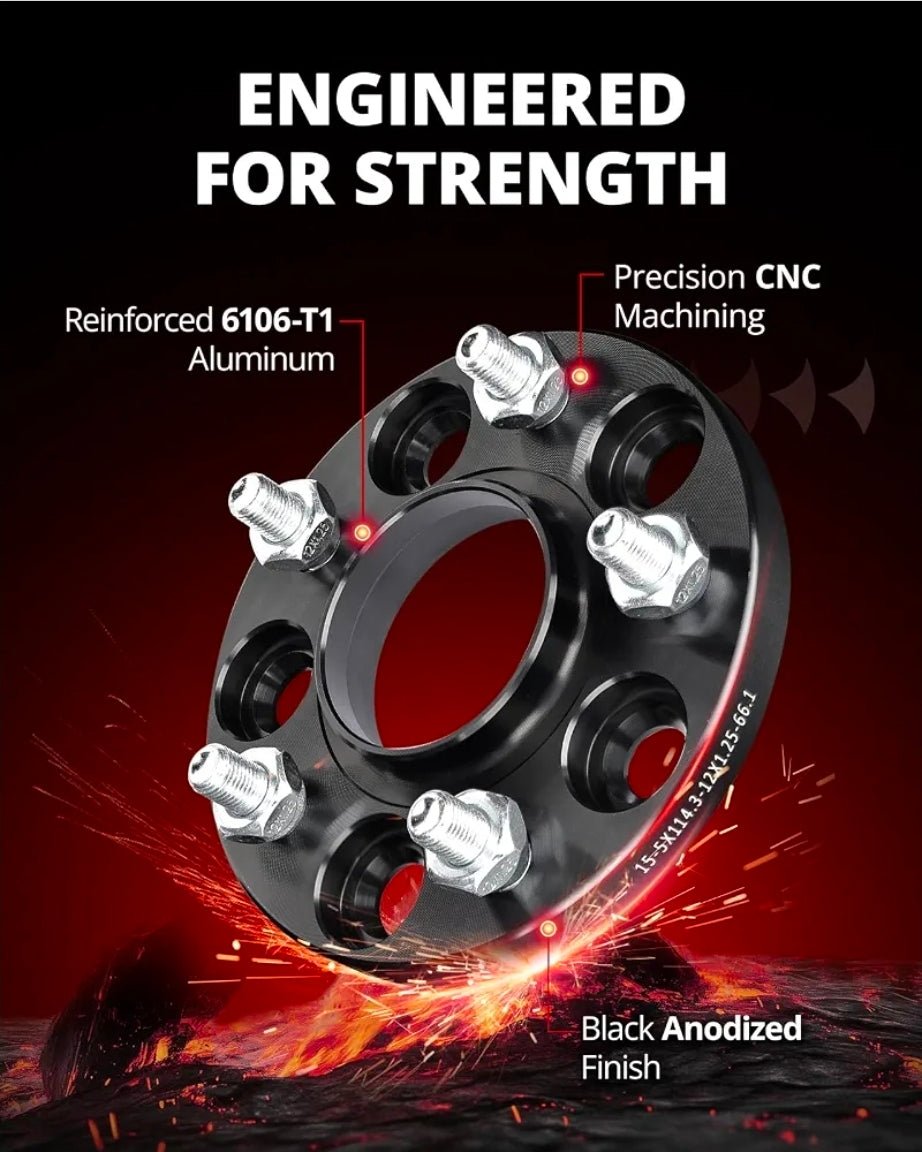Nissan Wheel Spacers: 15mm Hubcentric 5x4.5 Spacer for Infiniti & 300ZX - Horizon Endless