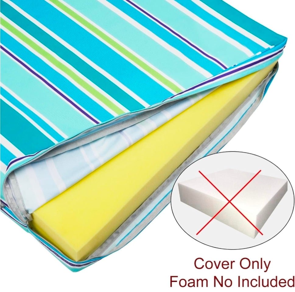 Outdoor Chaise Lounge Covers - Water Repellent & UV Resistant, 77"x22" - 2 Pack - Horizon Endless