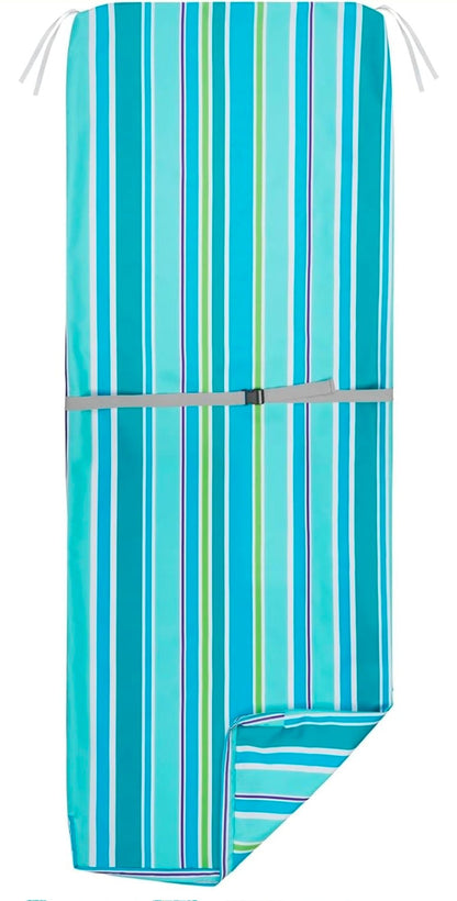 Outdoor Chaise Lounge Covers - Water Repellent & UV Resistant, 77"x22" - 2 Pack - Horizon Endless